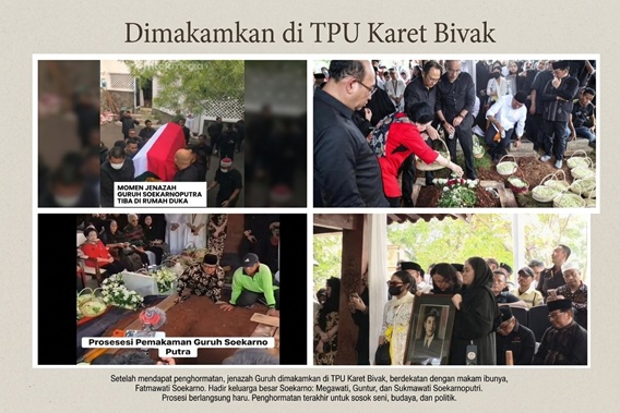Dimakamkan di TPU Karet Bivak