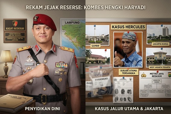 Karier Hengki Haryadi Banyak di Bidang Reserse