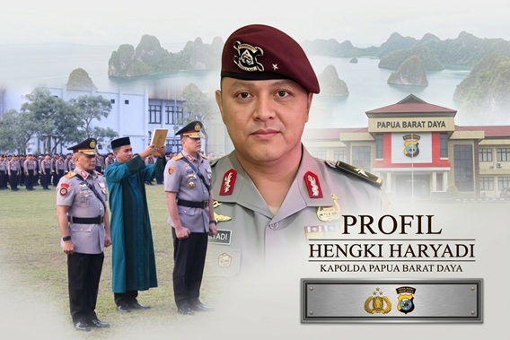 Profil Hengki Haryadi, Kapolda Papua Barat Daya