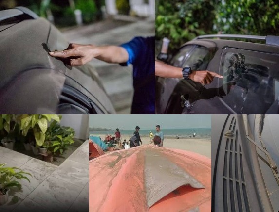 Abu Vulkanik dan Suara Dentuman Terasa di Wilayah Daratan