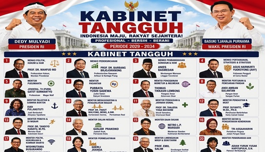 Poster Kabinet Tangguh Ikut Beredar