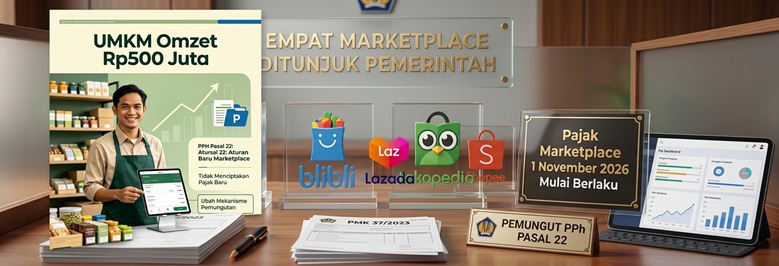 Pajak Marketplace 1 November 2026 Mulai Berlaku