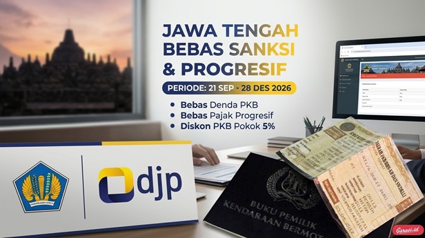 Jawa Tengah Beri Bebas Denda dan Pajak Progresif