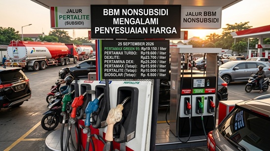 BBM Nonsubsidi Mengalami Penyesuaian Harga