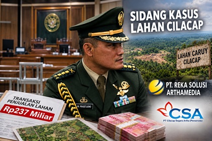 Widi Prasetijono, Sidang Kasus Lahan Cilacap