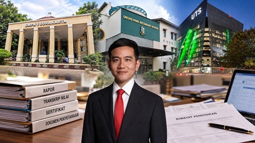 Dokumen Pendidikan Gibran Diperiksa