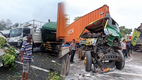 Truk Diduga Tidak Mampu Mengantisipasi Perlambatan
