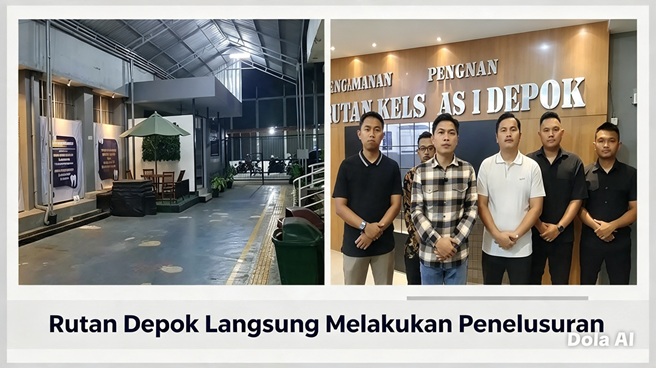 Rutan Depok Langsung Melakukan Penelusuran