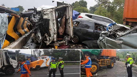 Satu Sopir Mengalami Luka Berat