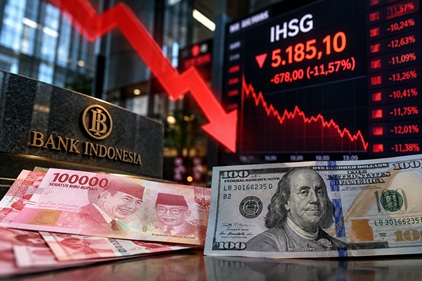 Rupiah Hari Ini Tembus Rp18.000, IHSG Anjlok 11,57%