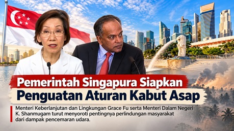 Pemerintah Singapura Siapkan Penguatan Aturan Kabut Asap