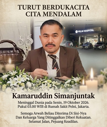 Kamaruddin Simanjuntak Meninggal Dunia